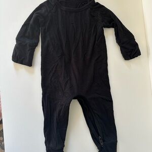 Little Sleepies Black Kids Pajama Footies